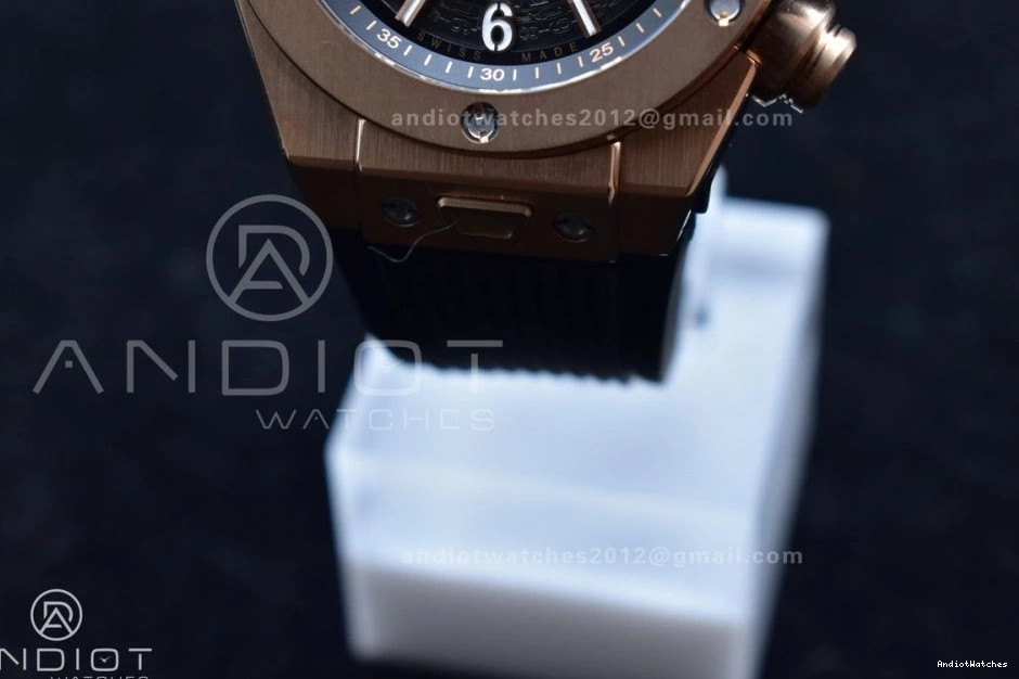 Strap Hublot Unico Dial ZF Black Bang on 1:1 A Best Rubber RG 904 GoodFit Big Skeleton Edition 0102